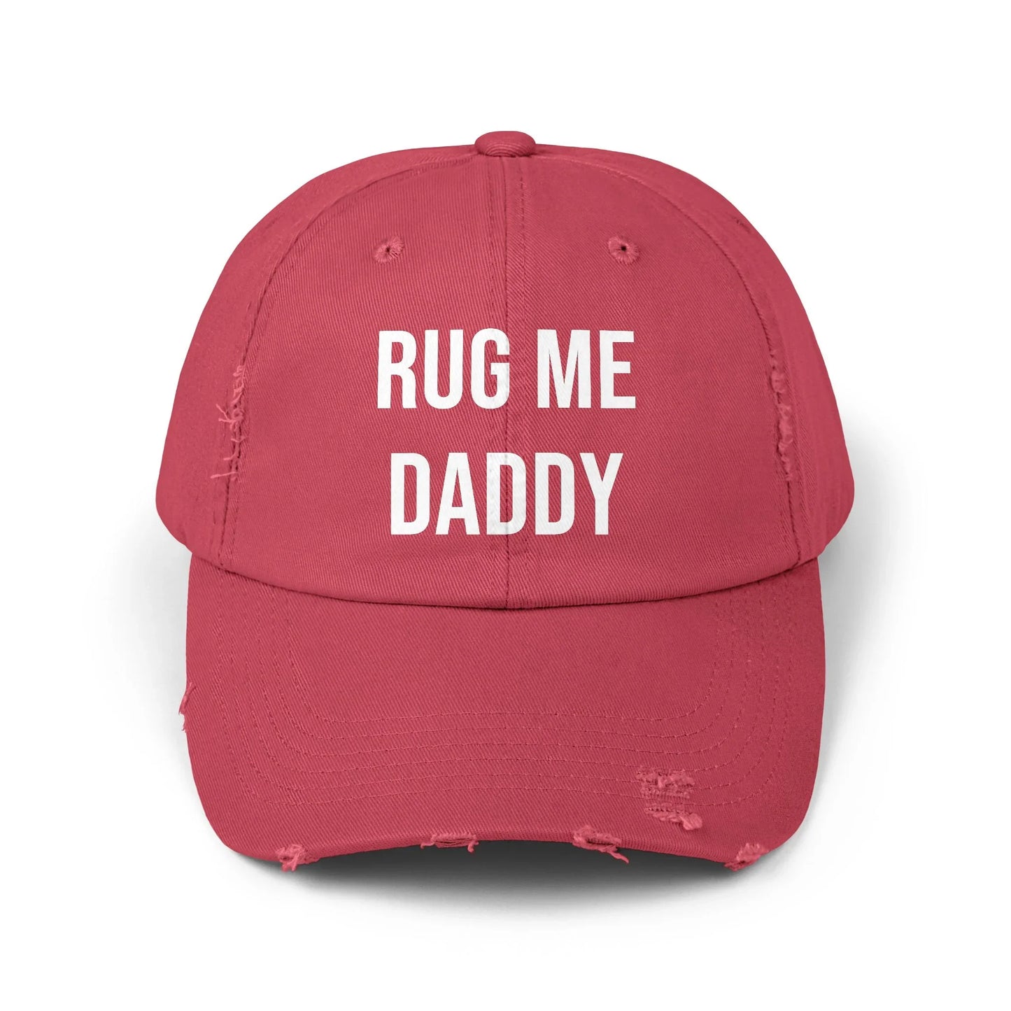 Rug Me Daddy - Cap Dashing Red One size Hats crypto-vibes.com