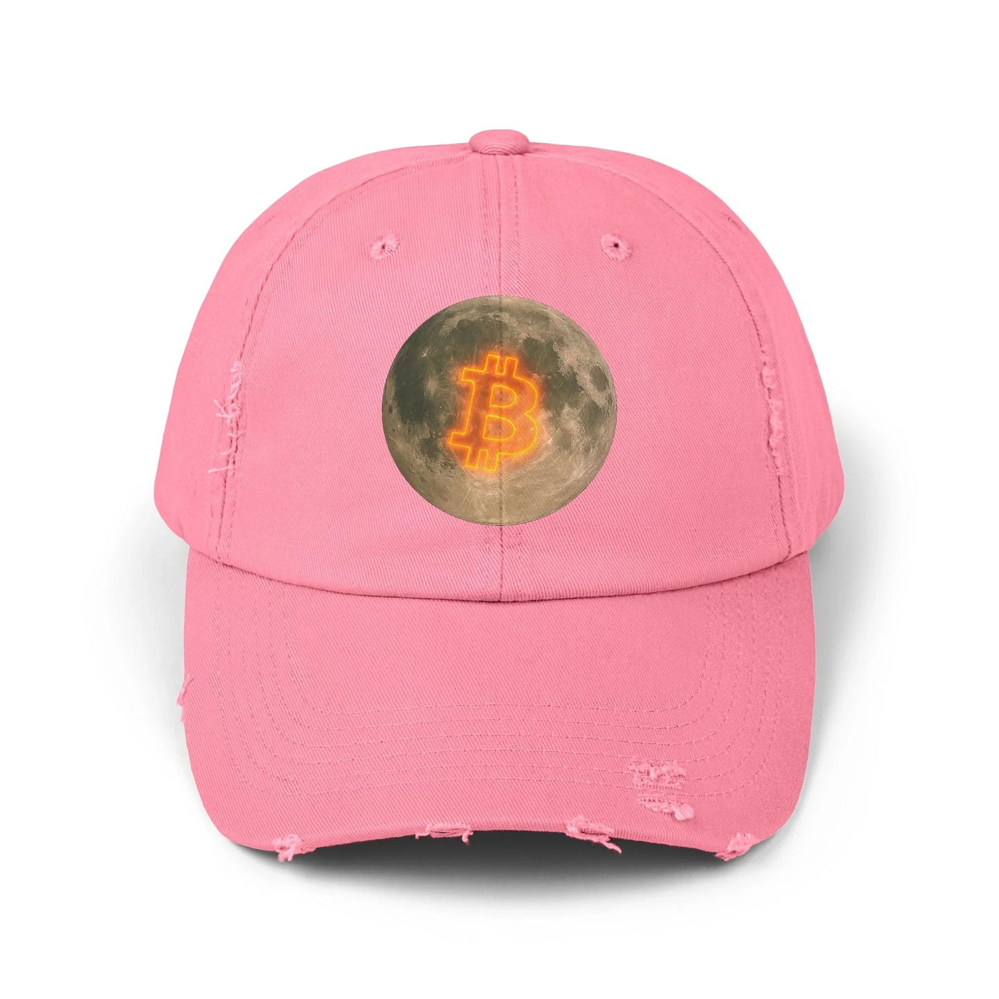 Bitcoin Moon - Cap True Pink One size Hats crypto-vibes.com
