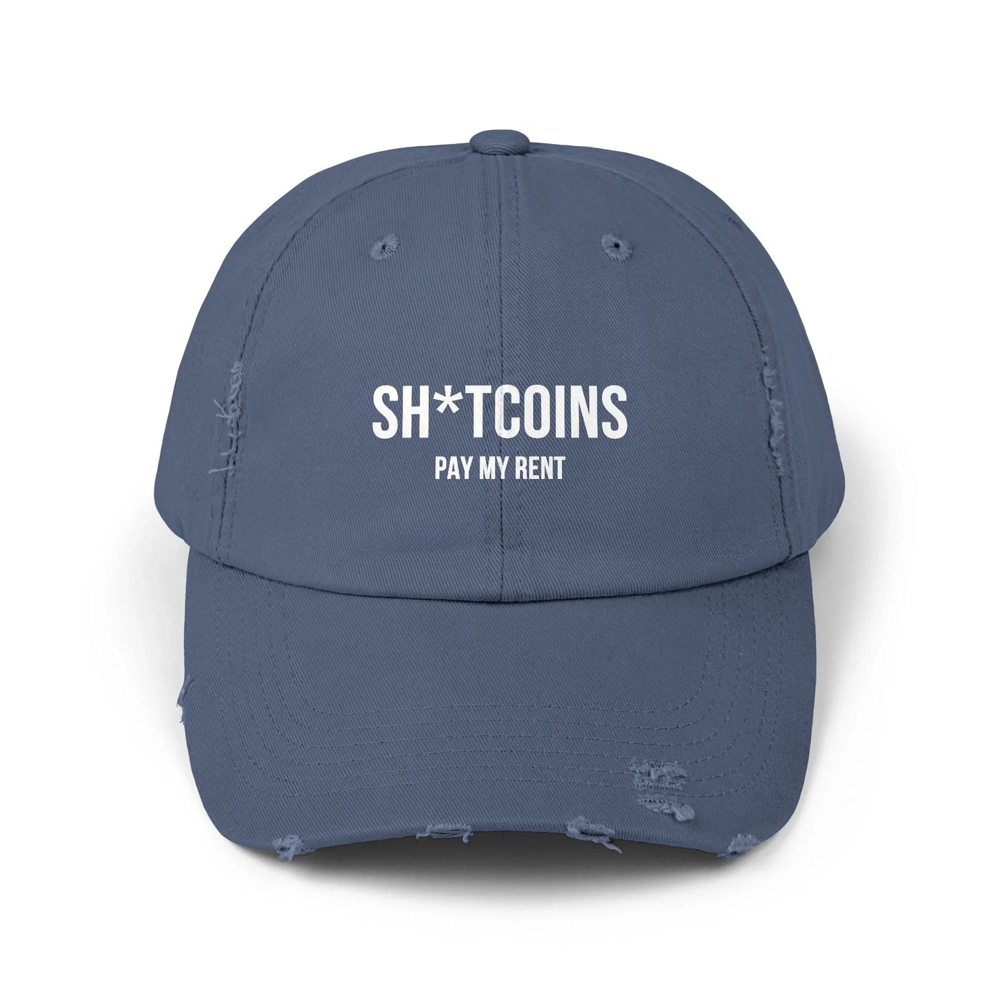 Shitcoins Pay My Rent - Cap Scotland Blue One size Hats crypto-vibes.com