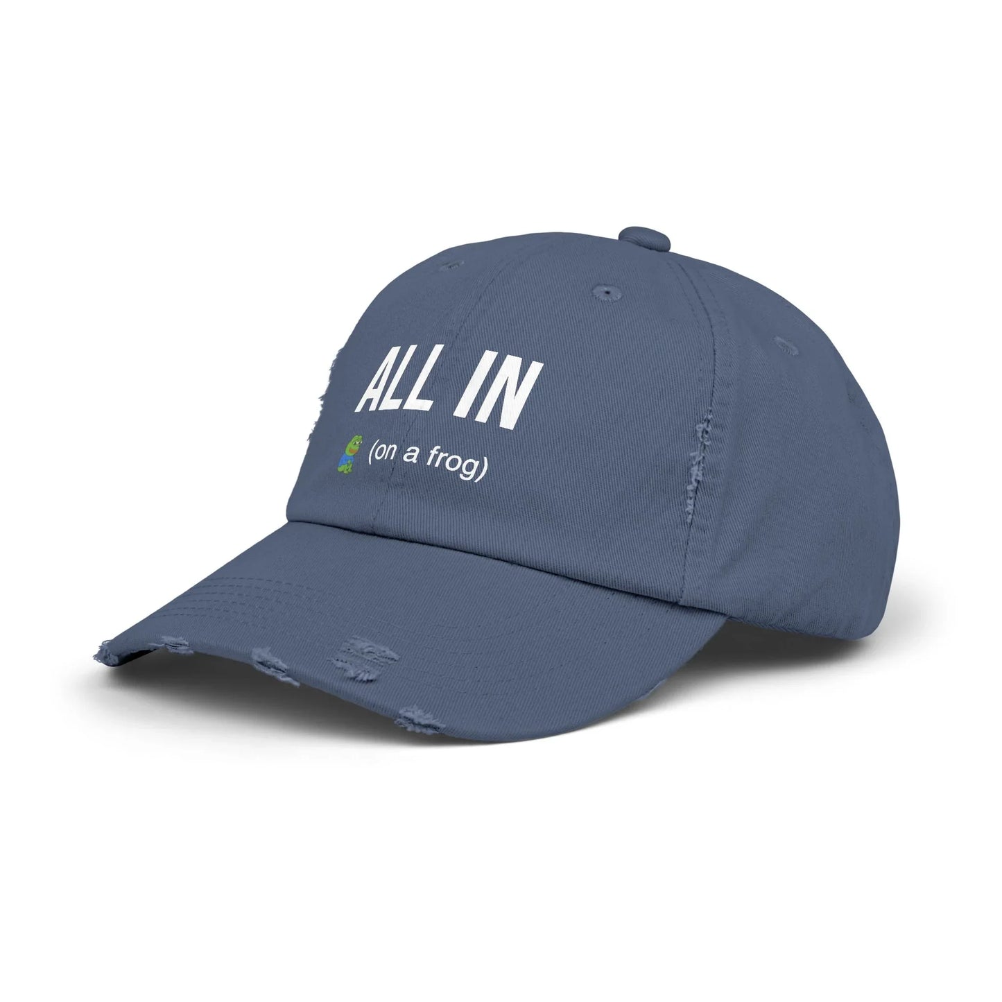 ALL IN On a Frog - Cap Hats crypto-vibes.com