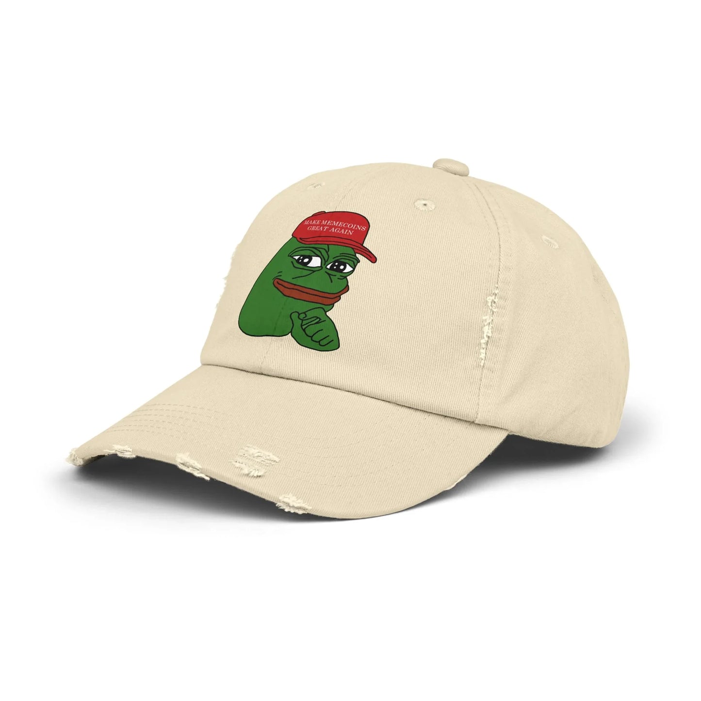 Pepe Make Memecoin Great Again - Cap Hats crypto-vibes.com