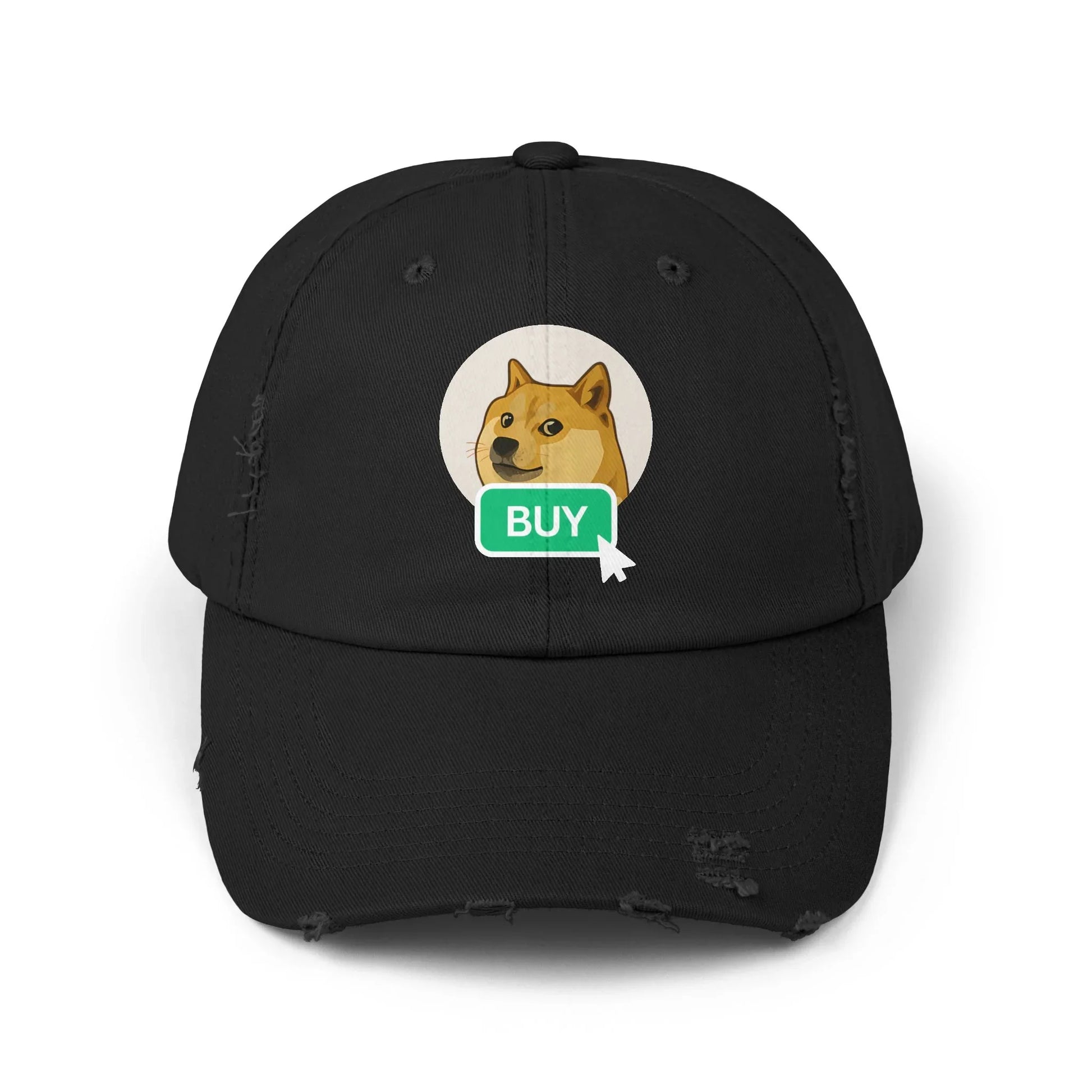 Doge Buy Button - Cap Black One size Hats crypto-vibes.com