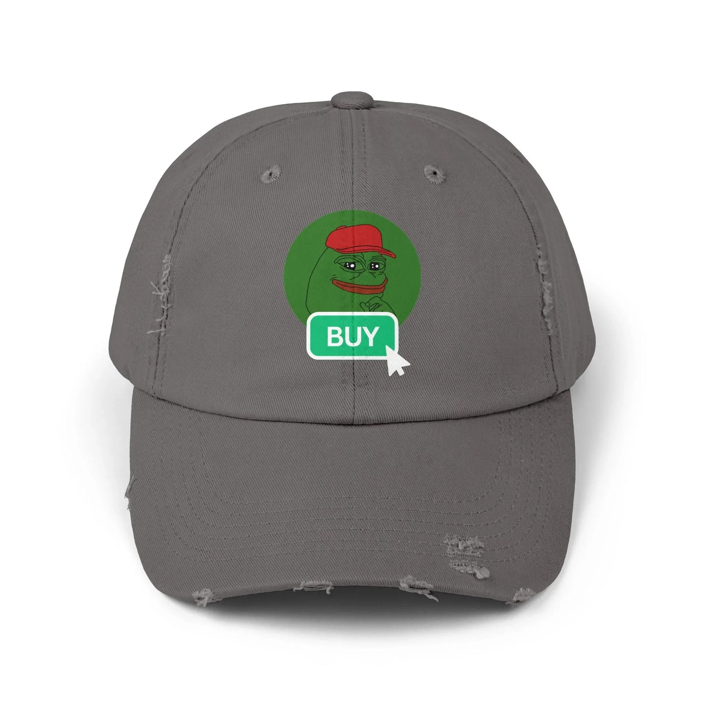 Pepe Buy Button - Cap Nickel One size Hats crypto-vibes.com