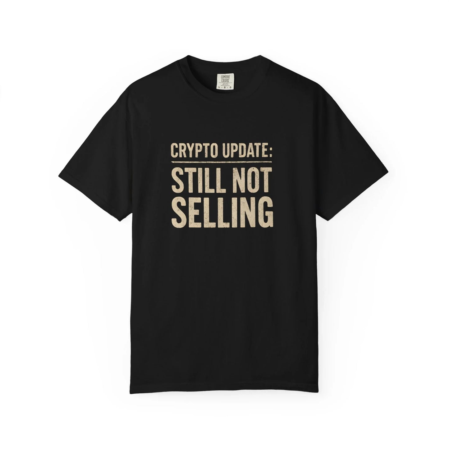 Crypto Update Not Selling - T-Shirt Black T-Shirt crypto-vibes.com