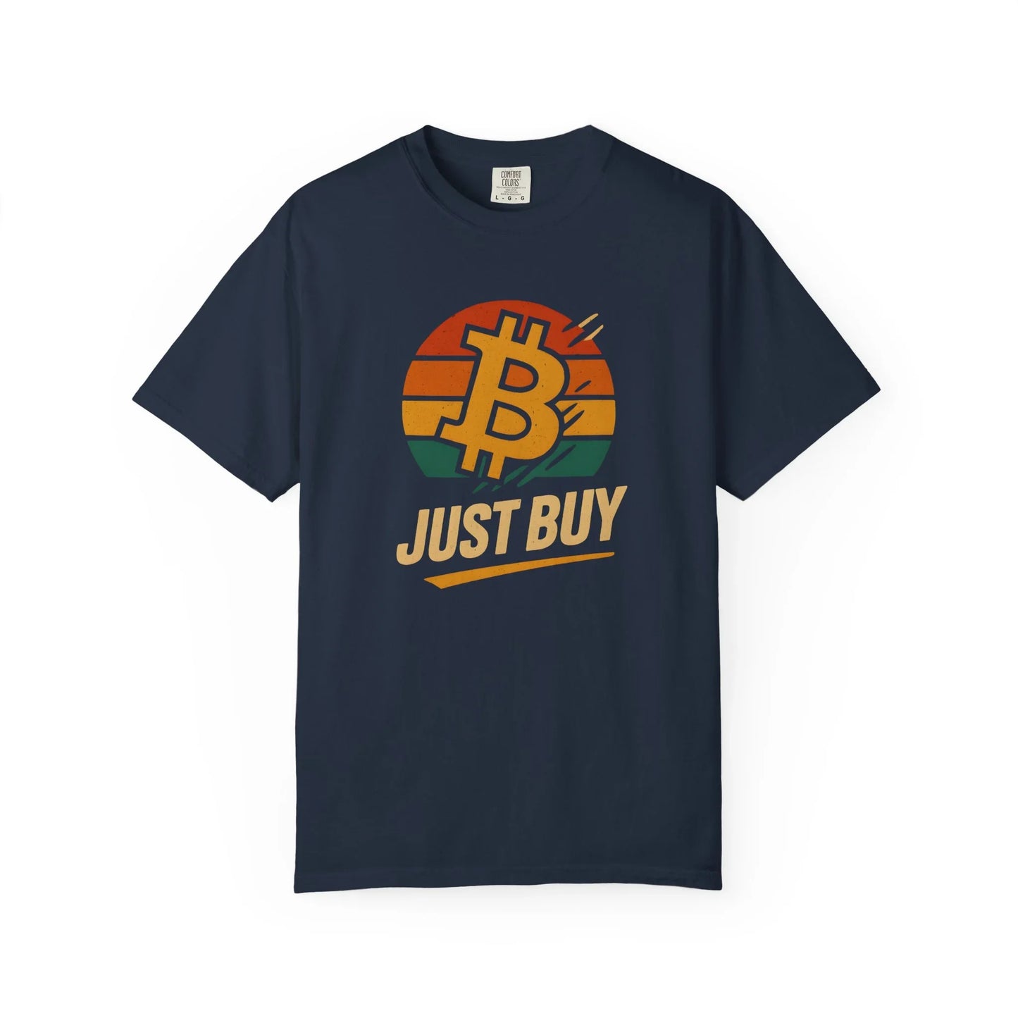 Just Buy - T-Shirt Navy T-Shirt crypto-vibes.com