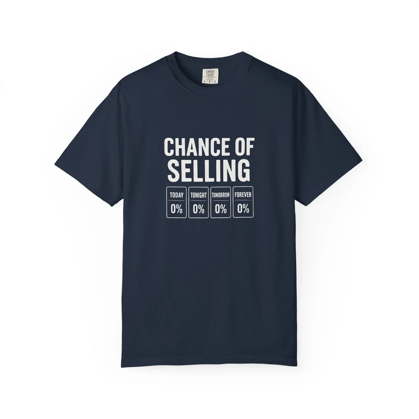 Chance of Selling - T-Shirt Navy T-Shirt crypto-vibes.com