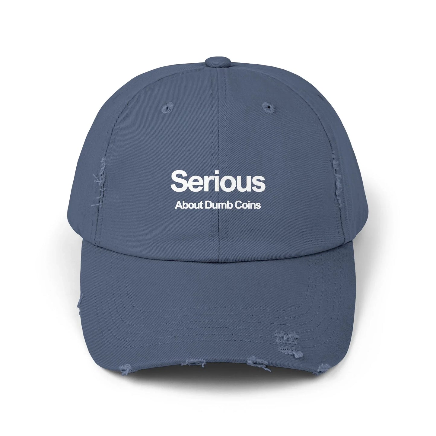 Serious About Dumb Coins - Cap Scotland Blue One size Hats crypto-vibes.com