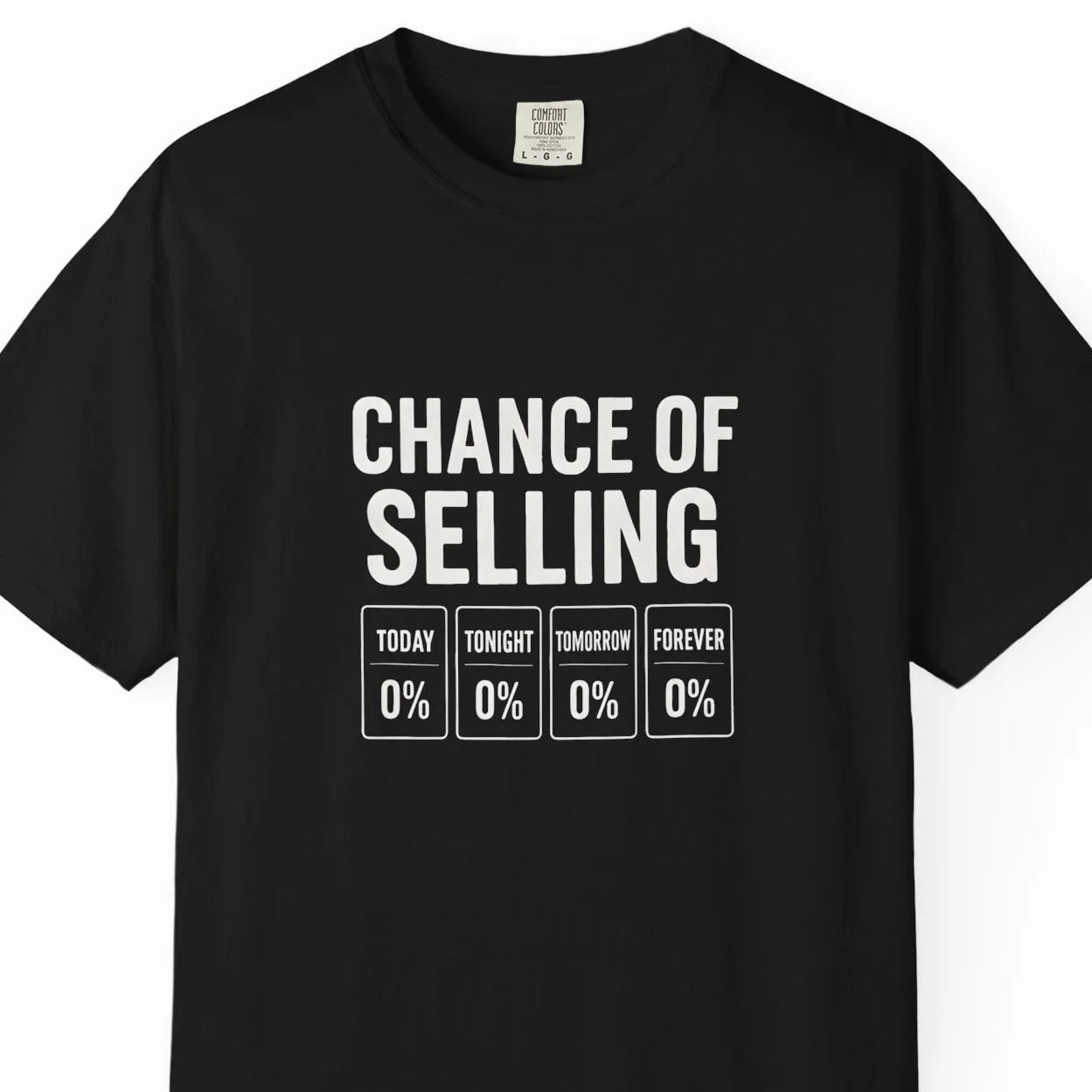 Chance of Selling - T-Shirt T-Shirt crypto-vibes.com