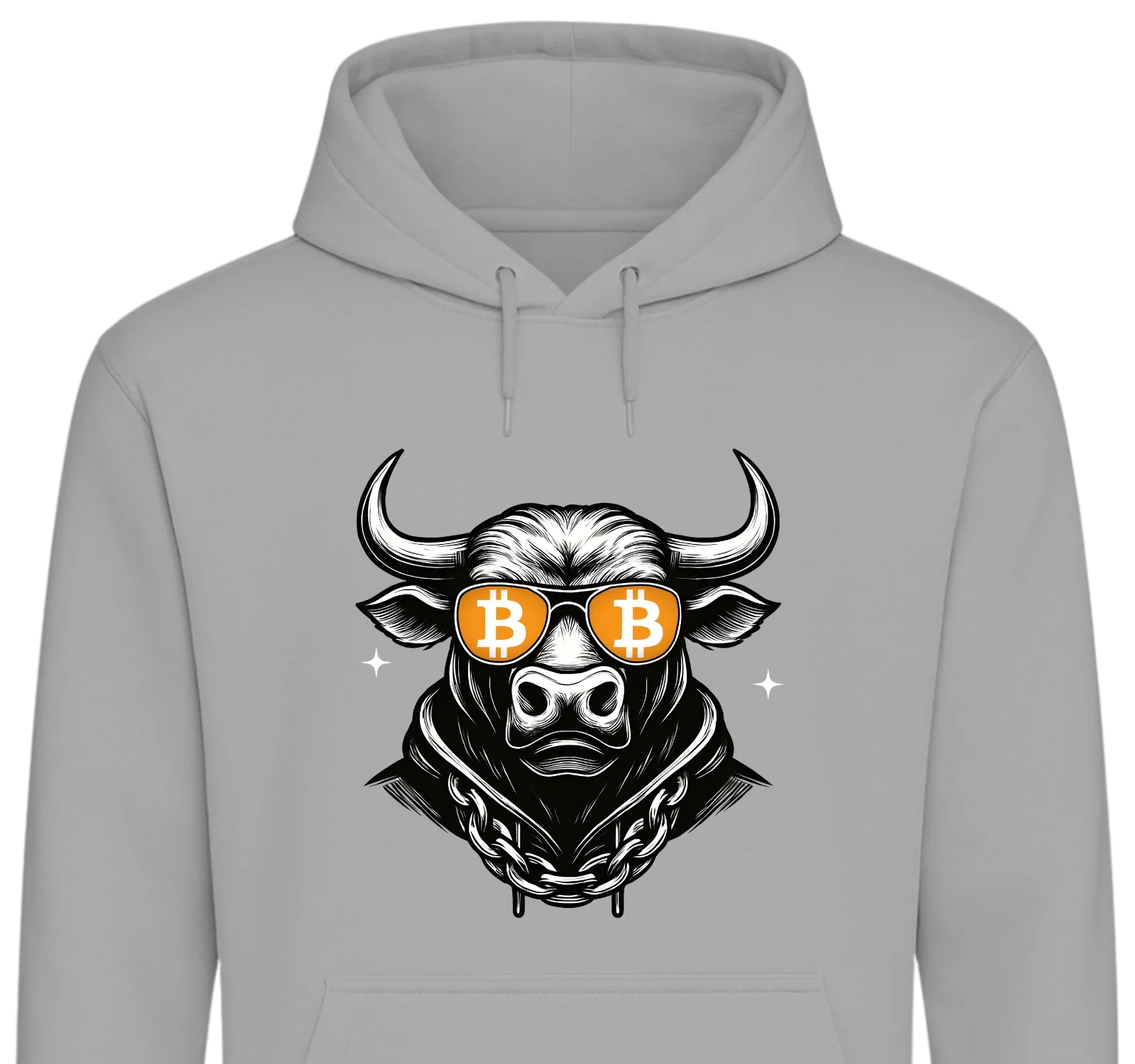 Crypto Bull - Customizable Hoodie Sport Grey Hoodie crypto-vibes.com