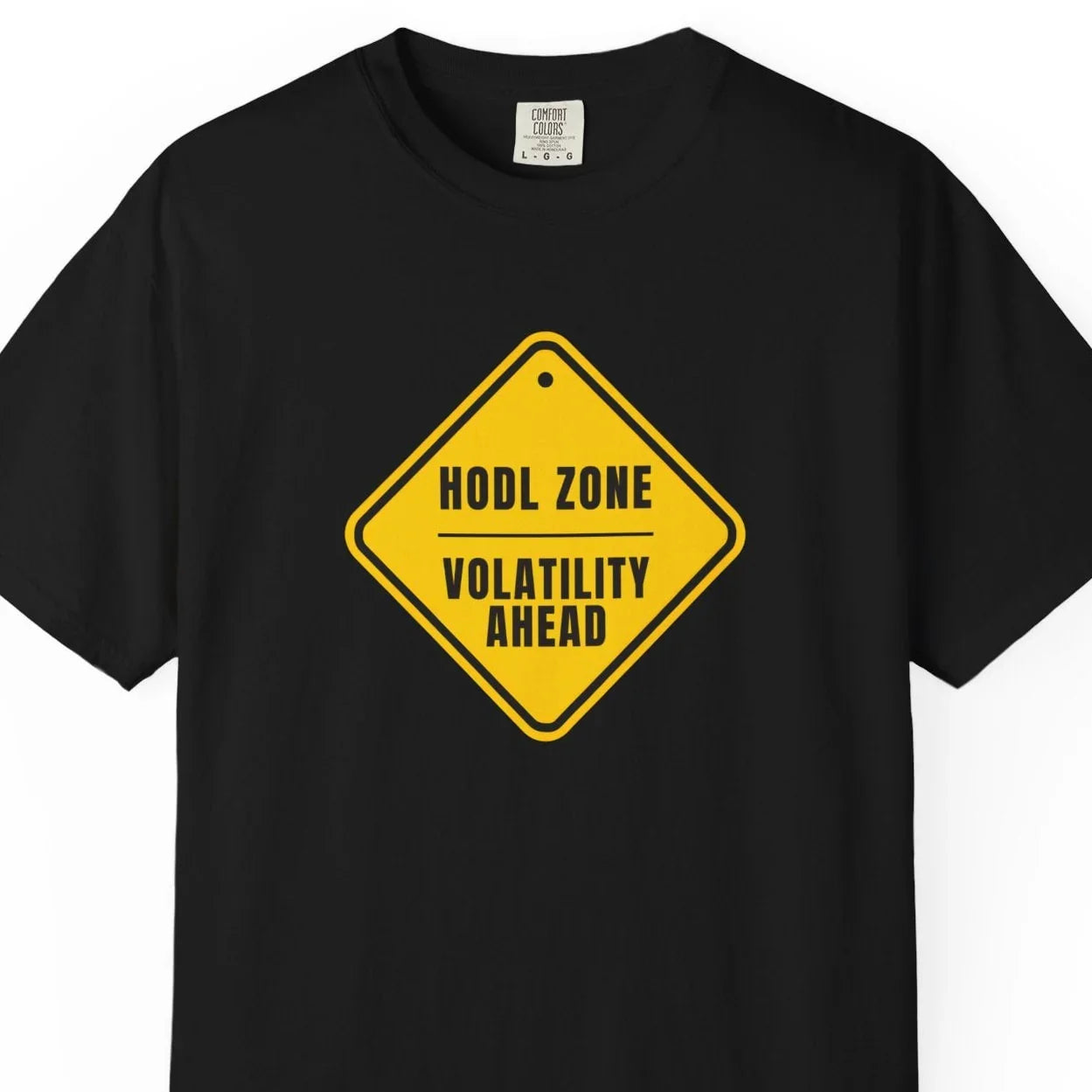 Hold Zone Caution Sign - T-Shirt T-Shirt crypto-vibes.com