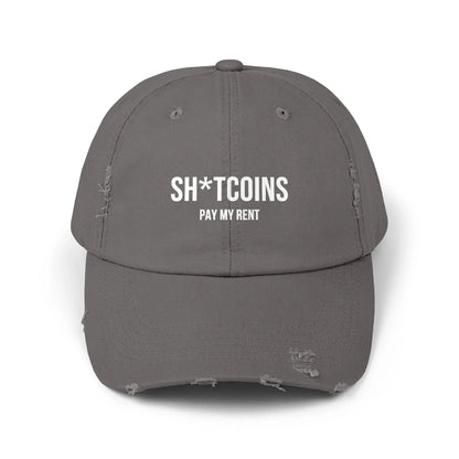 Shitcoins Pay My Rent - Cap Nickel One size Hats crypto-vibes.com