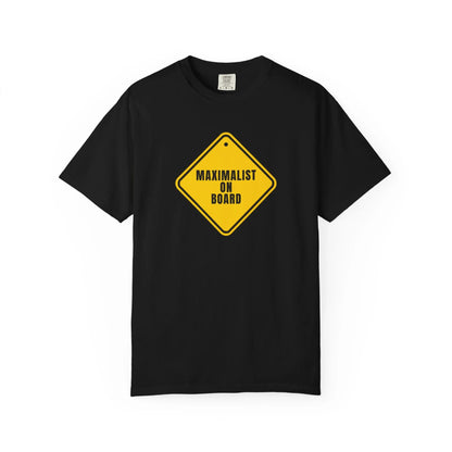 Maximalist on Board - T-Shirt Black T-Shirt crypto-vibes.com