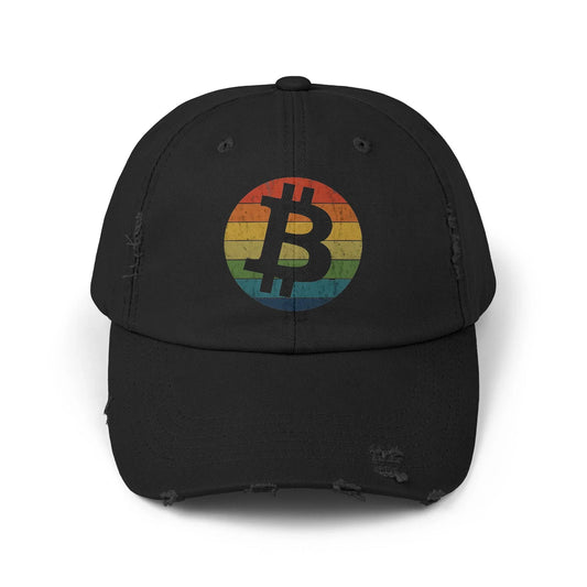 Bitcoin Retro Sunset - Cap Black One size Hats crypto-vibes.com