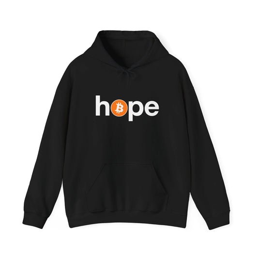 Bitcoin Hope - Hoodie Black Hoodie crypto-vibes.com