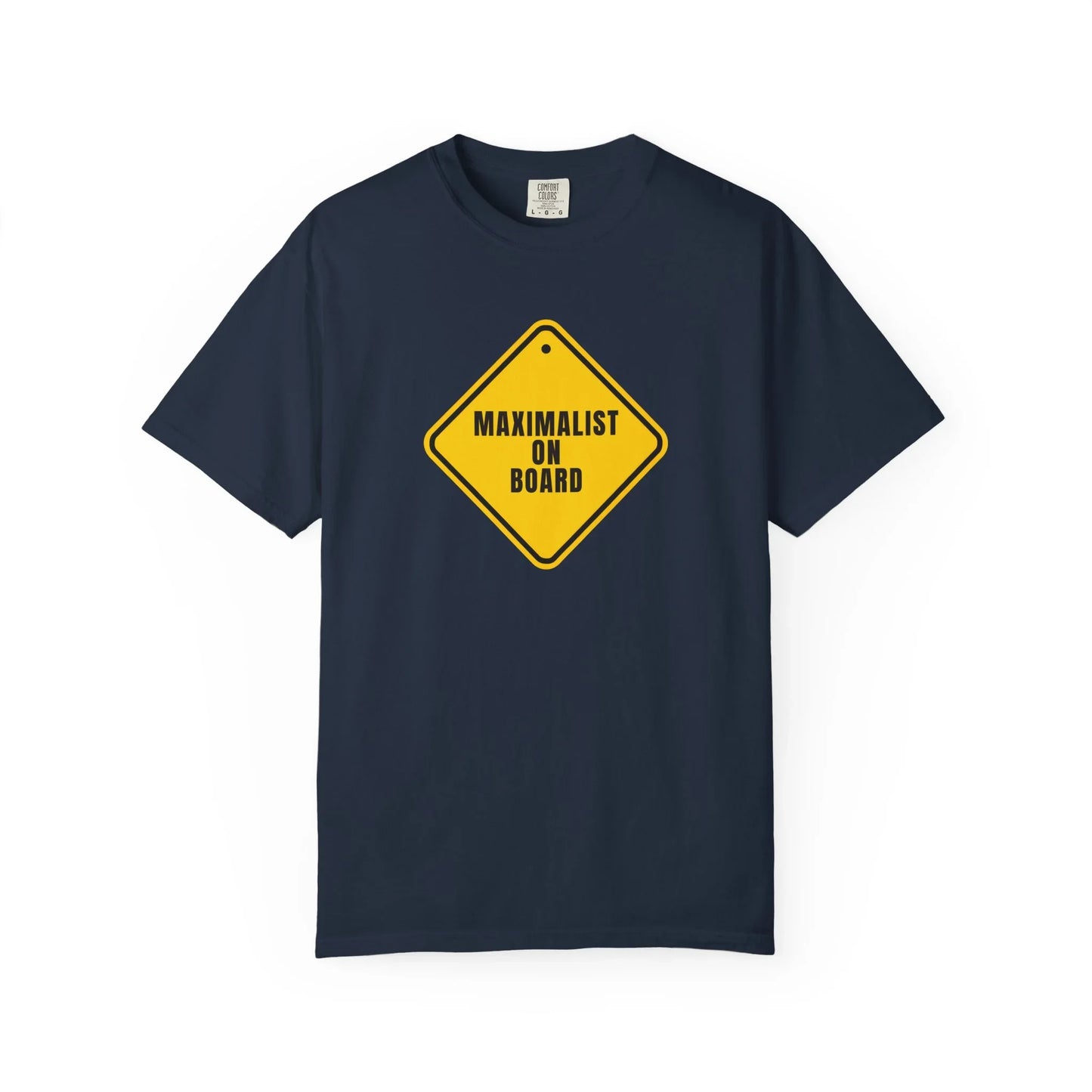 Maximalist on Board - T-Shirt Navy T-Shirt crypto-vibes.com