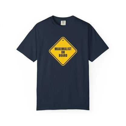 Maximalist on Board - T-Shirt Navy T-Shirt crypto-vibes.com