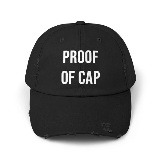 Proof of Cap - Cap Black One size Hats crypto-vibes.com