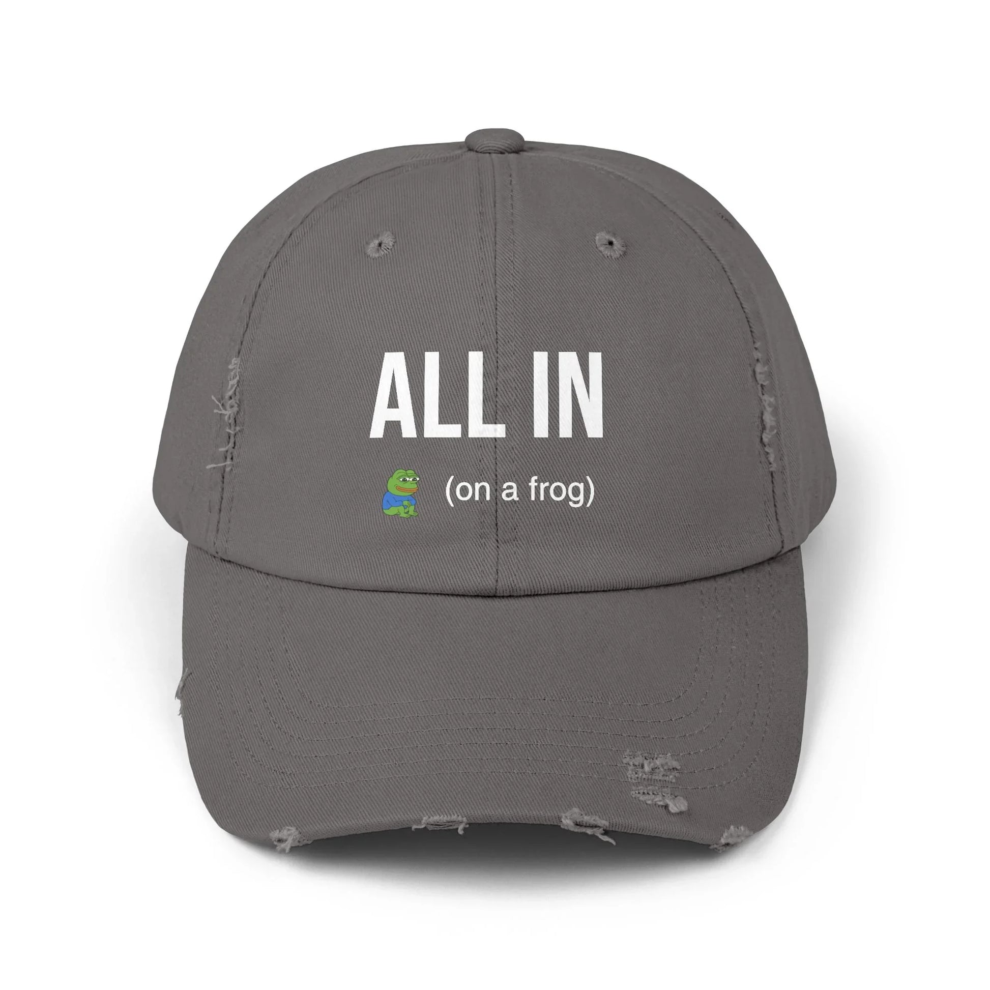 ALL IN On a Frog - Cap Nickel One size Hats crypto-vibes.com