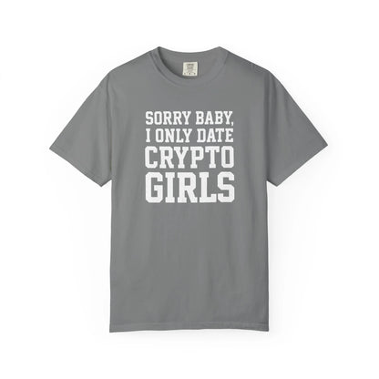 Only Date Crypto Girls - T-Shirt Grey T-Shirt crypto-vibes.com