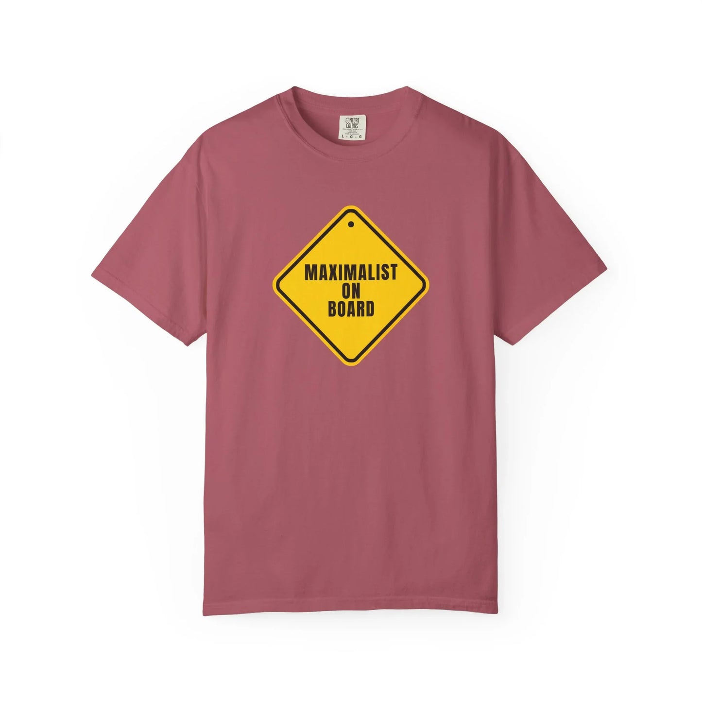 Maximalist on Board - T-Shirt Crimson T-Shirt crypto-vibes.com
