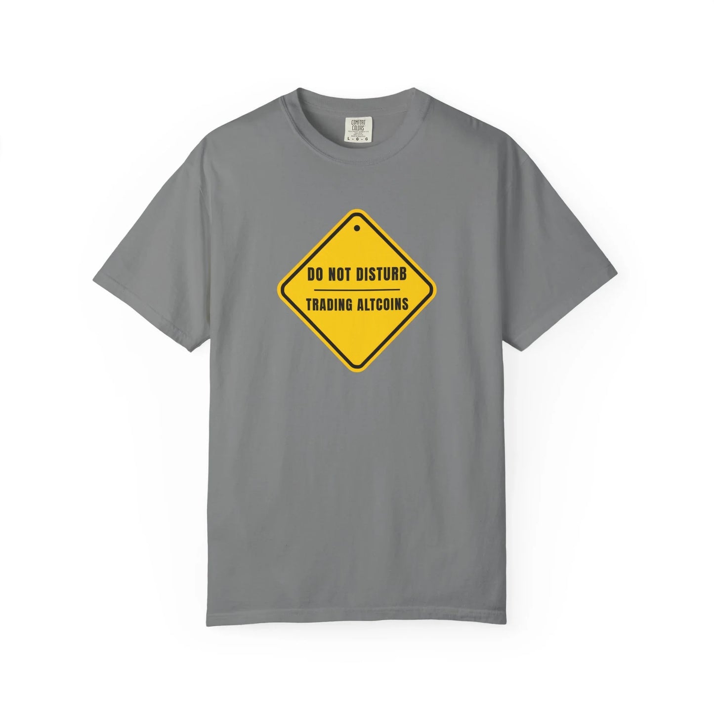 Do Not Disturb Trading Altcoins - T-Shirt Grey T-Shirt crypto-vibes.com