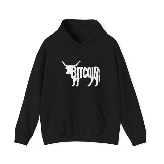 Bitcoin Bull - Hoodie Black Hoodie crypto-vibes.com