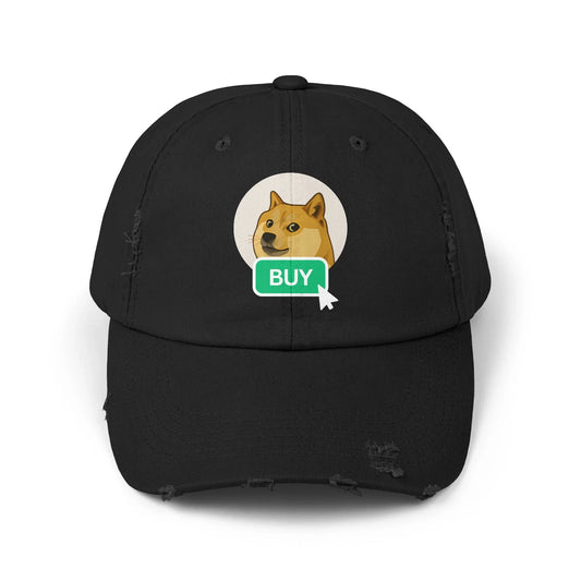Doge Buy Button - Cap Black One size Hats crypto-vibes.com
