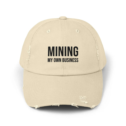 Mining My Own Business - Cap Stone One size Hats crypto-vibes.com