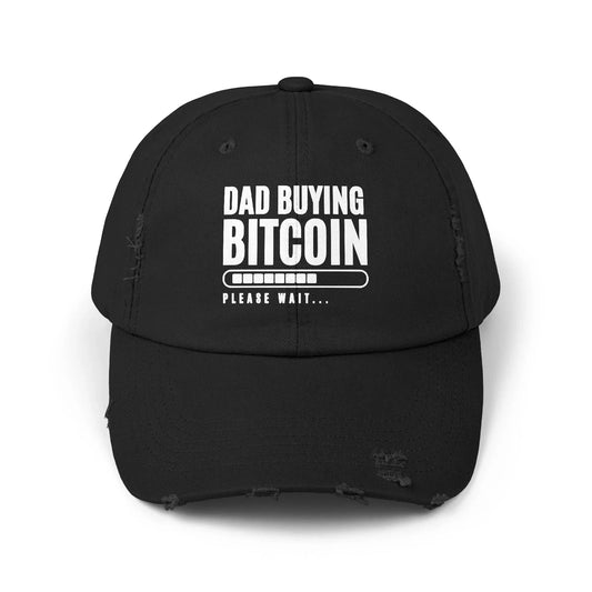 Dad Buying Bitcoin - Cap Black One size Hats crypto-vibes.com