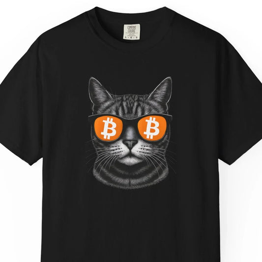 Bitcoin Cat - T-Shirt T-Shirt crypto-vibes.com