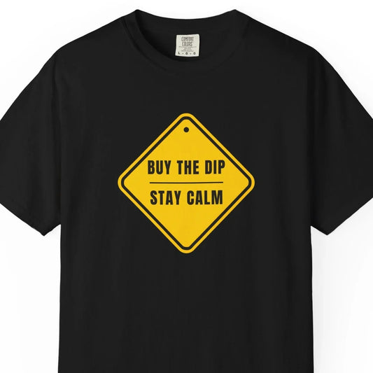 Buy the Dip Caution Sign - T-Shirt T-Shirt crypto-vibes.com