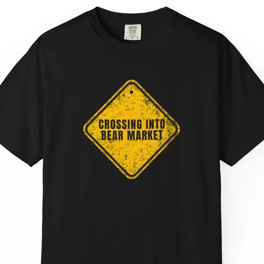 Crossing Into Bear Market - T-Shirt T-Shirt crypto-vibes.com