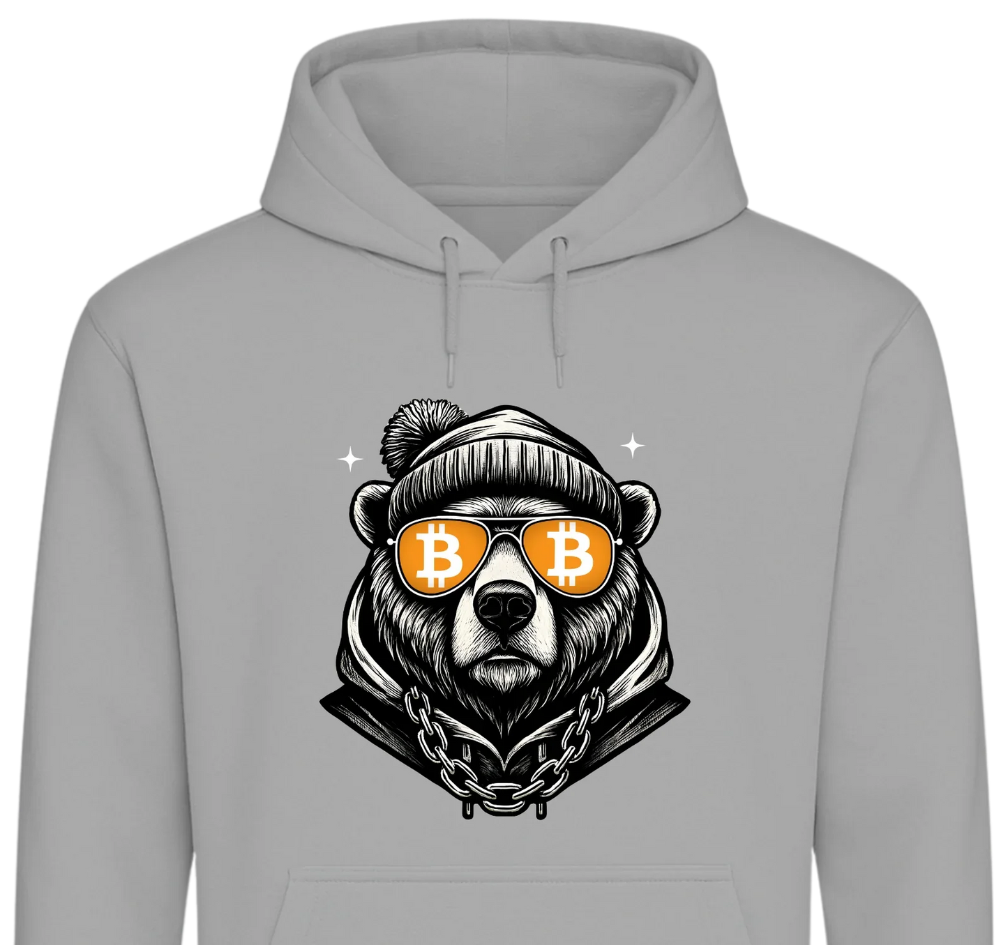 Crypto Bear - Customizable Hoodie Sport Grey Hoodie crypto-vibes.com
