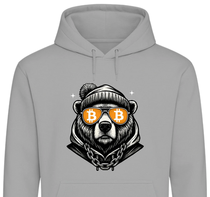 Crypto Bear - Customizable Hoodie Sport Grey Hoodie crypto-vibes.com