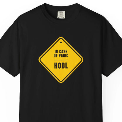 In Case of Panic HODL - T-Shirt T-Shirt crypto-vibes.com