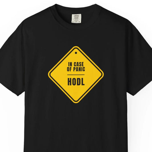 In Case of Panic HODL - T-Shirt T-Shirt crypto-vibes.com
